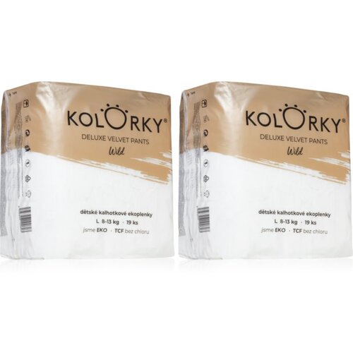 Kolorky Deluxe Velvet Pants Wild set 8-13 kg Cene
