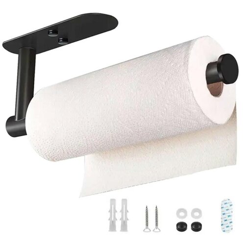 Aptel inox samolepilno držalo za papirnate brisačke 34cm 3M črn AG883 Cene