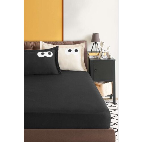Lessentiel Maison Komplet posteljine Funny, 160x220 cm, Crni Cene