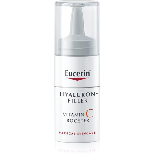 Eucerin Hyaluron-Filler Vitamin C Booster posvetlitveni serum proti gubam z vitaminom C 8 ml Slike