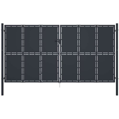  Vrtna vrata Čelik 400x175 cm Antracit Cijene