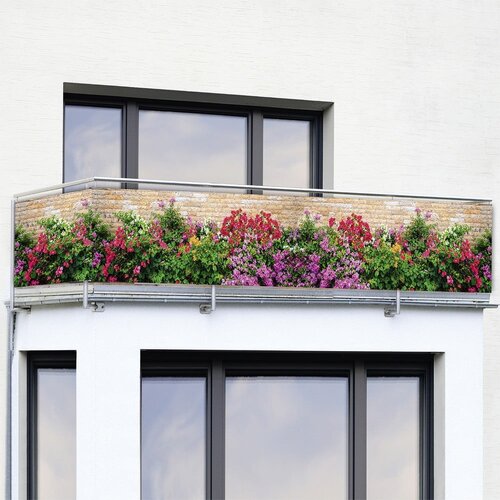 Maximex Plastičan balkonski zastor 500x85 cm Flowers – Cijene