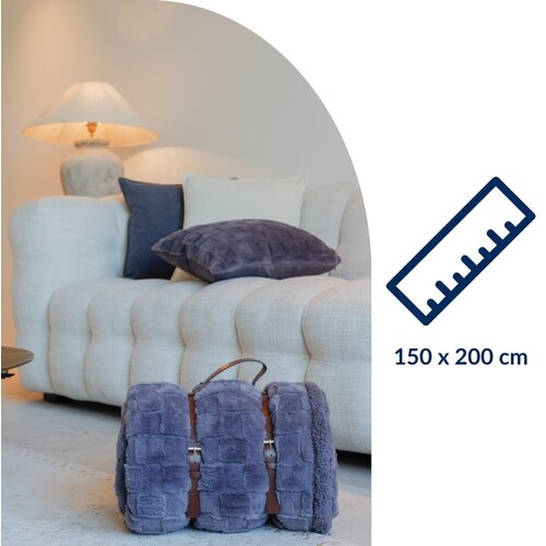 Tiseco Home Studio Rjava odeja iz mikropli&amp;scaron;a 150x200 cm Rava &amp;ndash; Slike
