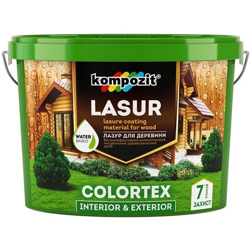  Lazura za drvo KOMPOZIT COLORTEX 10 l | razne nijanse (boja za drvo) Cijene