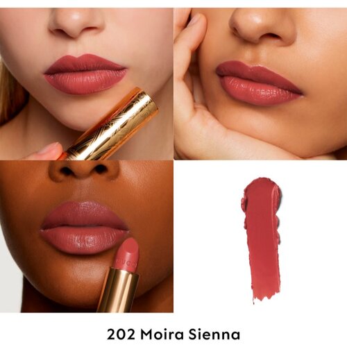 Gucci Beauty Rouge &amp;agrave; L&amp;egrave;vres Satin Lipstick satenasti ruž za usne nijansa 202 Moira Sienna 3.5 g Slike