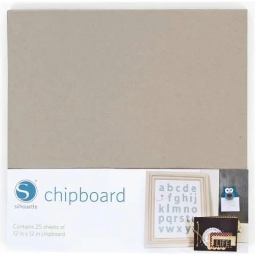 Silhouette Chipboard - Grey