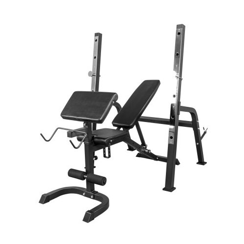 Gorilla Sports benč klupa sa stalkom za šipku (Crna) ( 100132-00019-0001 ) Cene