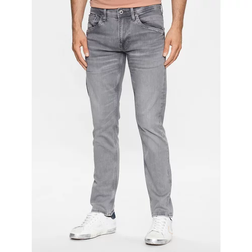 PepeJeans Jeans hlače Track PM206328 Siva Regular Fit
