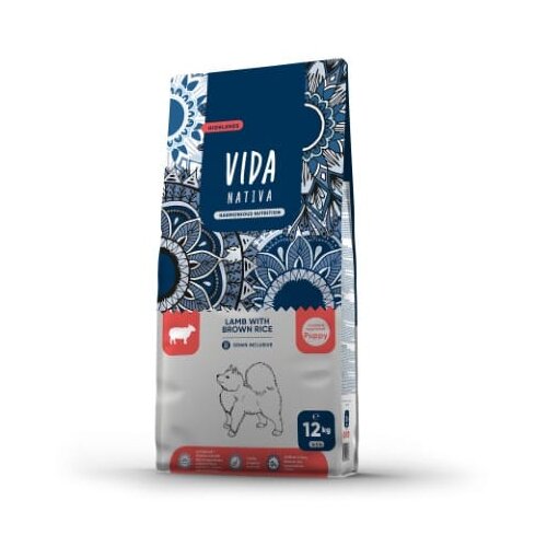 Craftia vida nativa highlands lamb with brown rice puppy medium &amp;amp; large breed - 12 kg Slike