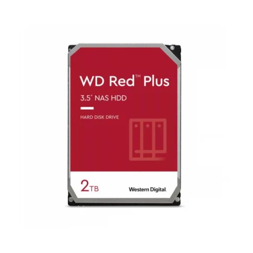 Western Digital hdd 2TB WD20EFZX 5400 256MB red plus bulk Slike