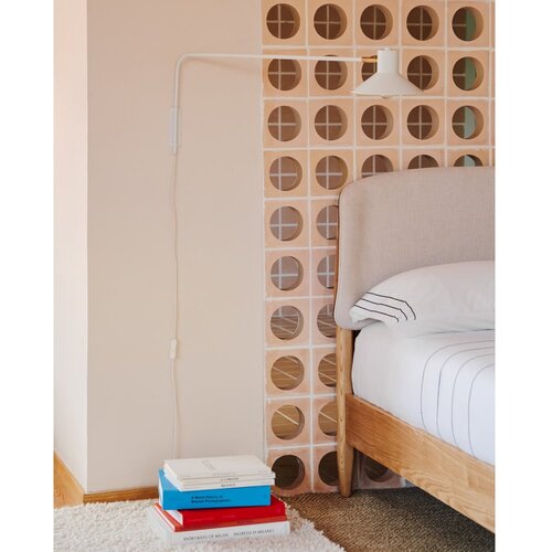 Kave Home Bijela zidna lampa &amp;oslash; 20 cm Aria &amp;ndash; Slike