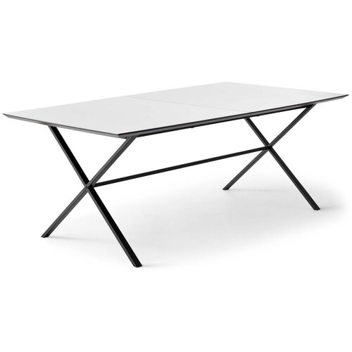 Hammel Furniture Raztegljiva jedilna miza z dodatno plo&amp;scaron;čo in belo mizno plo&amp;scaron;čo 90x165 cm Meza &amp;ndash; Slike
