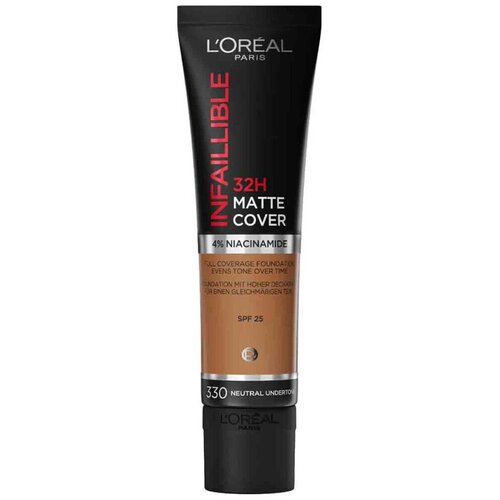 L´Oréal Paris Pudri & podlage Infallible 32H Matte Cover Foundation - 330 Neutral Und Kostanjeva Cene