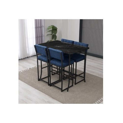 Hanah home Set barskih stolova i stolica, 110 x 70 x 92 cm, 5 dijelova, Teget Cijene