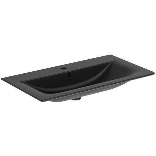 Ideal Standard Mat črn keramičen umivalnik 84x46 cm Silk Black – Cene