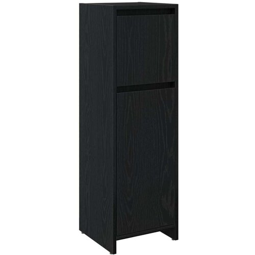 VidaXL kupaonski ormar crni hrast konstruirano drvo 30x30x95 cm Slike