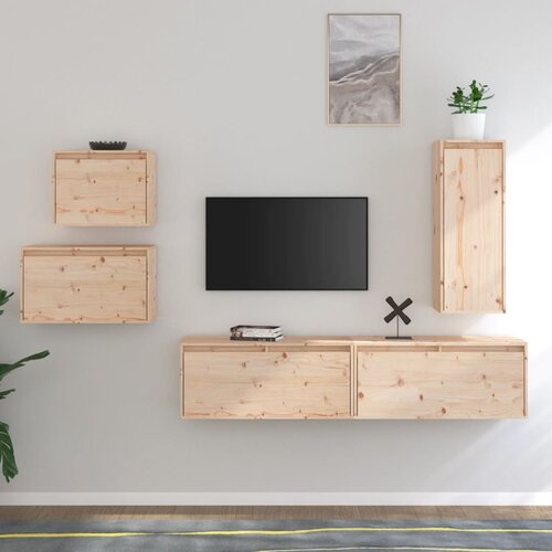 The Living Store TV omarica 5 kosov trdna borovina - TV Omarica, (21376138) Cene