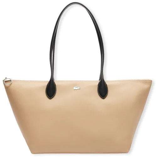 Lacoste Athena Bag - Eco Beige Noir Crna