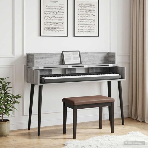 Studio radni stol Siva Sonoma 130 x 40 x 19,5 cm Cijene