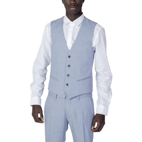 Antony Morato Telovnik SLIM FIT IN TESSUTO MMVS00007-FA650304 Modra Cene