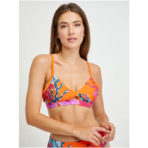 Desigual Orange Attina I Women's Patterned Swimwear Upper - Women