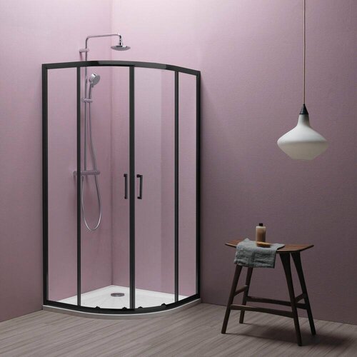  Tuš  kabina 80x80 TKP 80/K Quat Eco black 515290 Cene