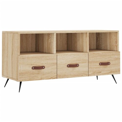 Maison Chic TV omarica - TV stojalo - Televizijska omarica sonoma hrast 102x36x50 cm inženirski les, (21701362) Cene