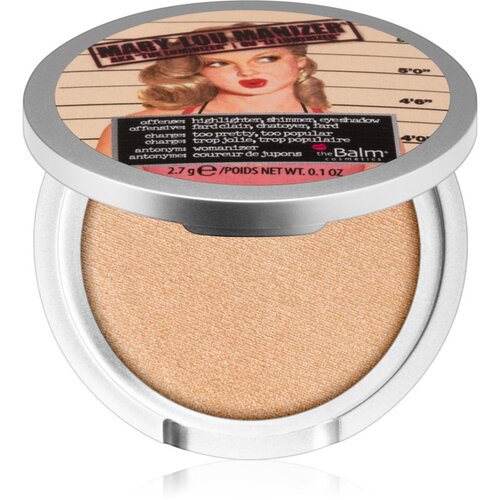 TheBalm Lou Manizer highlighter i sjenilo za oči u jednom nijansa Mary 2,7 g Slike