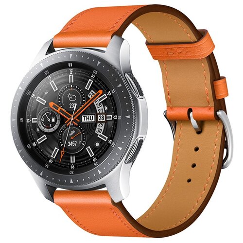INF združljiv nadomestni pas za uro iz pu usnja za huawei/samsung - 20/22 mm orange 22 mm, (5000078877) Cene