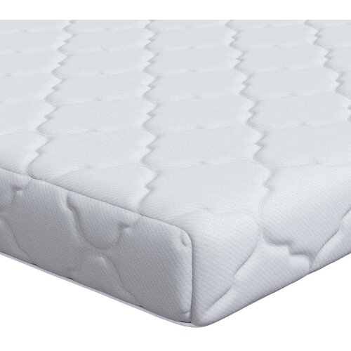 VidaXL Vzmetnica Bela 70 x 200 cm žakardna tkanina, (5000288637) Slike