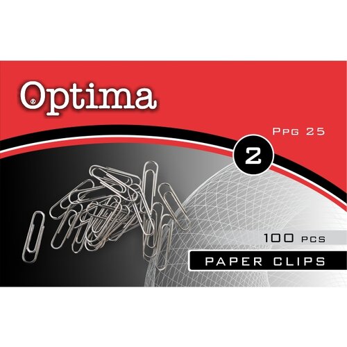 Optima Sponke za papir, 25 mm, 100 kosov Cene