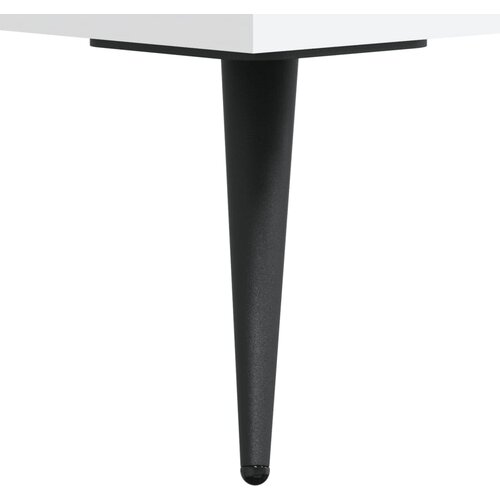  Stolić za kavu bijeli 102 x 50 x 40 cm od konstruiranog drva Bijela Slike