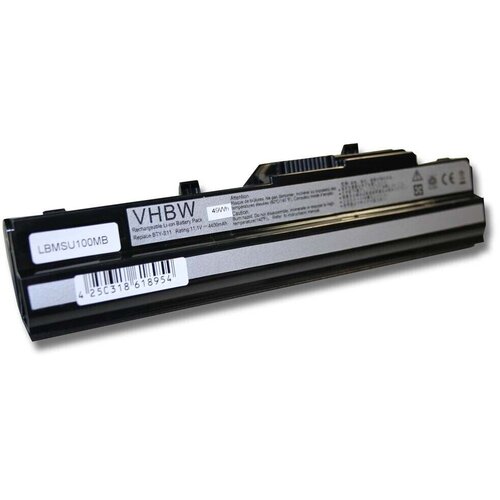  Baterija za Medion Akoya E1210 / MSI Wind U100 / LG X110, črna, 4400 mAh Cene
