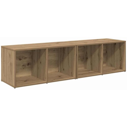  Set TV komoda Zidne 2 pcs Umjetnički hrast 37 x 35 x 72 cm Slike