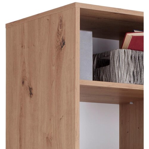 Modern Living Regal Box, Bela, Barva Hrasta Slike