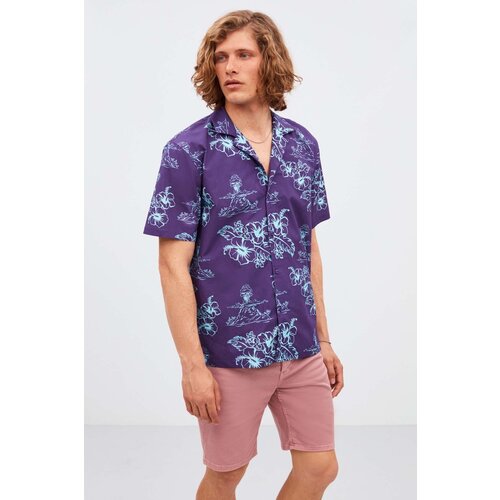 GRIMELANGE Shirt - Purple - Regular fit Slike