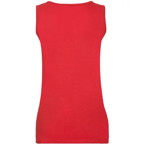 Fruit Of The Loom Valueweight Vest Women's Red T-shirt