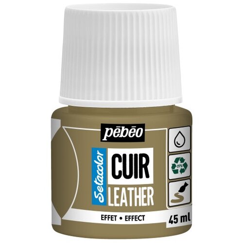 PEBEO Boja za kožu Setacolor effect 45 ml | metalno zlato Slike