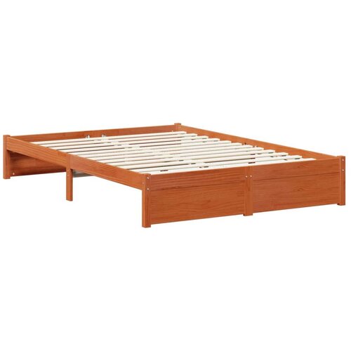  Okvir za krevet s ladicama Vosak smeđa 160 x 200 cm Slike