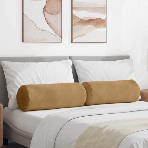  Valjkasti jastučići 2 pcs Smeđa &Oslash; 25 x 70 cm Kordura tekstil Cijene