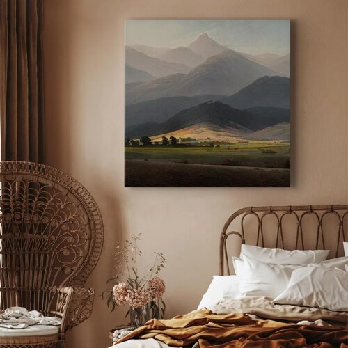  Slika - Caspar David Friedrich &amp;ndash; The Great Mountains 40x40 Premium Print Slike
