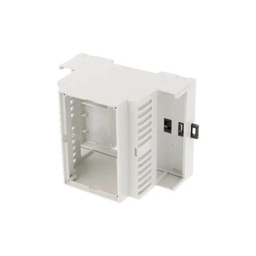 Hammond Electronics 1597DIN4MH53 kući&amp;scaron;te za profilnu &amp;scaron;inu otvoreno 90 x 58 x 71 PPO svijetlosiva 1 St. Slike