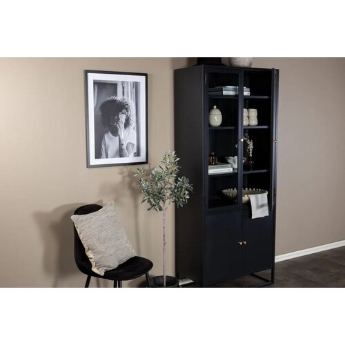 Venture Home vitrina Bakal 40,5 &amp;times; 190 &amp;times; 80 cm, crna Slike