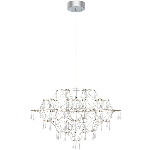 Marksl&amp;ouml;jd LED viseća svjetiljka u srebrnoj boji &amp;oslash; 80 cm Efesos &amp;ndash; Slike