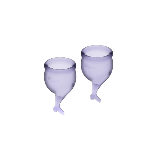 Satisfyer Komplet menstrualnih čašica - Feel Secure, lila