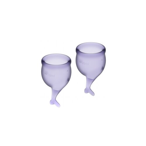 Satisfyer Komplet menstrualnih ča&amp;scaron;ica - Feel Secure, lila Slike