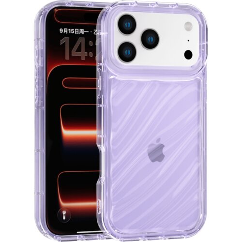 Apple aurora wave maska za iphone 17 pro max - ljubičasta Cene
