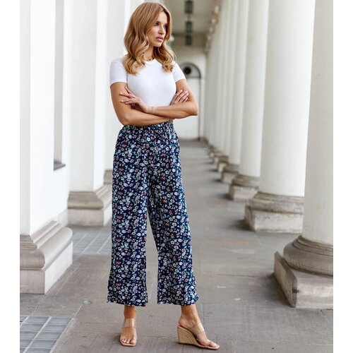 UR/CEO Black floral wide pants Grazia Cijene