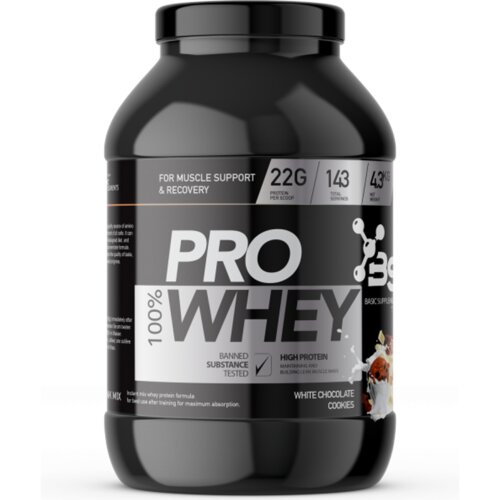 Basic Supplements 100% PRO WHEY 4.3KG - White Chocolate &Cookie Cijene