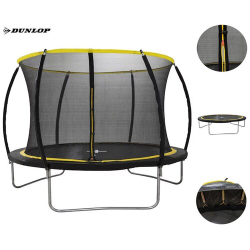 Dunlop trampolin z za&scaron;čitno mrežo 244 cm Cene